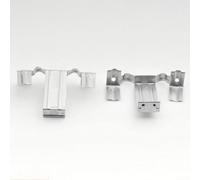 Morsetto per guida dell'acqua per pannelli solari in acciaio inossidabile per spessore telaio 30 mm e 35 mm, fibbia di drenaggio automatico, clip di rimozione del fango resistente alla ruggine