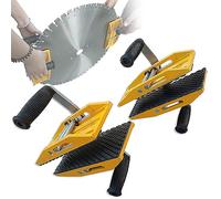 Morsetto per lastre di pietra a doppia mano, strumento di sollevamento per marmo e granito con rivestimento in gomma, capacità 299,4 kg, ideale per trasportare lastre di quarzo e marmo, dimensioni 5
