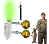 Morsetto Per Luce Per Canna Da - Ricaricabile, Asta Per Allarme Di Morso Di, Avviso Per Fishfinder | Per Pesci Di Mare Per Adulti, Inclusi Professionisti, Appassionati E Principi