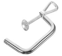 Morsetto per Macchina della Pasta Manuale, in Lega di Ferro Argento | Accessorio per Pasta, Montaggio Rapido Sul Piano, Superfici Lisce senza Bave, per Cucina Domestica