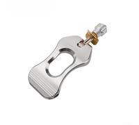 Morsetto per manubrio in lega di alluminio CNC, con sgancio rapido, per biciclette pieghevoli Dahon, regolazione senza attrezzi, leggero e robusto telaio integrato (argento)