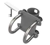 Morsetto Per Montaggio Aereo Regolabile - Diametro Tubo Da 3-5 Cm, Hardware In Metallo Antiruggine, Kit Di Fissaggio Per Universale | Ponte Di Una Barca Marina Da Recinzione Per Patio Parabo