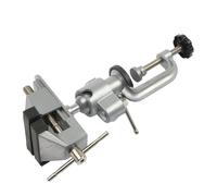 Morsetto per morsa da tavolo 2 in 1, morsetto a 360 gradi, supporto per smerigliatrice da tavolo, trapano per utensili rotanti, artigianato, modelli, utensili per la lavorazione dei metalli (1 UK)