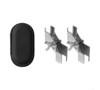 Morsetto per ombrello per carrello da campeggio 1,5-3,2 cm supporto per tubo supporto supporto esterno ombra accessorio argento ferro coppia