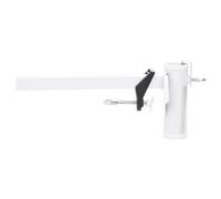 vidaXL Morsetto per Ombrellone da Balcone Bianco 38 mm in Acciaio