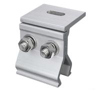 Morsetto per pannello solare, in acciaio inox, per installazione sicura sul tetto su camper, casa e barca (1 pezzo)