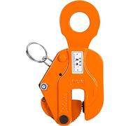 Morsetto per piastra verticale con ingranaggio antiscivolo, 1T/2T/3T/5T/8T, morsetti di sollevamento resistenti con apertura a ganascia regolabile, morsetto di sollevamento in acciaio per sollevamento