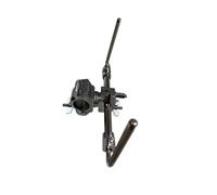Morsetto per piatti per batteria professionale Forma a U Simmetrico Regolazione multi-angolo in acciaio inossidabile Cuscinetto protezione Morsetto per hardware portatile Supporto per supporto