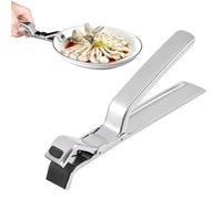 Morsetto per piatto ciotola con clip anti-scottatura, 2024, resistente al calore e durevole, funzionamento con una sola mano, strumento di cottura multiuso per ciotole, piatti, padelle, friggitrice ad