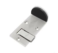 Morsetto per porta in acciaio inossidabile con modello perforato e montaggio a vite, progettato per tenere saldamente le porte contro il vento per varie applicazioni commerciali (L-5 cm)