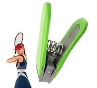 Morsetto per racchetta, strumento di partenza in lega con design forte, corde da tennis e badminton, struttura in metallo robusto, funzione di uso semplice, strumento sportivo, accessorio di