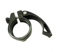 Morsetto per reggisella da 38 mm,Collare pieghevole per sella,Legante per sella a sgancio rapido,Clip per reggisella in lega di alluminio,Fissaggio tubo sella bicicletta,Blocco reggisella antiscivolo