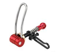 Morsetto per reggisella in lega di alluminio a sgancio rapido, morsetto a sgancio rapido compatibile con bici pieghevoli Brompton (rosso)