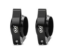 Morsetto per reggisella per bici da 40/41 mm, in lega di alluminio, per reggisella a sgancio rapido, per bici pieghevoli, MTB, bici da strada (nero, 41 mm)