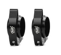 Morsetto per reggisella per bici da 40/41 mm, in lega di alluminio, per reggisella a sgancio rapido, per bici pieghevoli, MTB, bici da strada (nero, 40 mm)