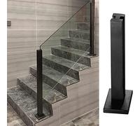Morsetto per ringhiera in vetro per scale - quadrato interno/esterno balaustra porta pannello in vetro scala il staffa morsetto in acciaio inox per balaustra a gradini