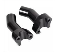 Morsetto per riser manubrio da 3,5 pollici con copertura superiore nera per Dyna Softail XL