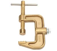 Morsetto per saldatura conduttiva resistente a forma di G in ottone 500A per saldatrice per uso industriale