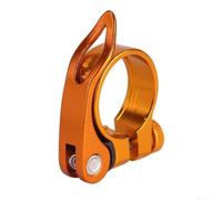 Morsetto per sella bici a sgancio rapido 31,8 mm leggero per una rapida | Sicuro per sgancio rapido, adatto per pali da 27,2-30,9 mm, leggero 45 g, ideale per MTB e per trail riding (oro - 31,8 mm)