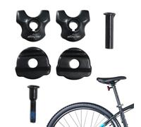 Morsetto per sella - Struttura compatta leggera in alluminio, costruzione | Clip adattatore per guida sella per bicicletta, accessorio di conversione ovale rotondo 7 x 9 mm 7 x 7 mm progettato p