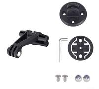 Morsetto per sellino per bicicletta per fanale posteriore Garmin Varia e per action camera DJi, staffa di montaggio in ABS con kit di installazione rapida, colore nero (A)