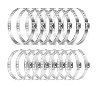 Morsetto per Stivale CV,16 PCS Fascette Metalliche Stringitubo in Acciaio Inox Autobloccanti Morsetti Regolabili per Tubi per Piscina Fascetta a Vite per Giunto Omocinetico Stivale CV