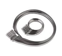 Morsetto per stivale CV da 10 Pezzi, Fascette Stringitubo Inox, Morsetti a Crimpare per Stivale con Giunto Omocinetico Universale Regolabile Kit Grandi/Piccoli Acciaio Inossidabile per Autoveicoli