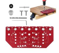 Morsetto per strumento di posizionamento modello hardware armadio | Guida al trapano per armadietti per professionisti principianti Casa Affari per la lavorazione del legno Miglioramento della