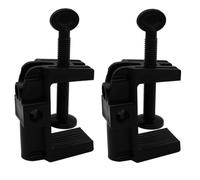 Morsetto per supporto microfono, supporto per lampada da scrivania regolabile fino a 52 mm, confezione da 2 supporti in plastica per braccio oscillante luce e accessori audio