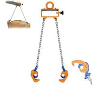 Morsetto per tamburo per carrello elevatore per carichi pesanti da 1100LB, sollevatore per morsetto per barile di petrolio, strumento per il trasporto di materiali, gru per sollevatore