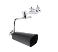Morsetto per tamburo Supporto per campanaccio in metallo con campanaccio L-Rod Cowbell Staffa di montaggio Morsetto Supporto per tamburo Staffa di collegamento Morsetto