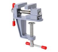 Morsetto per tavolo regolabile, morsetto mini da banco portatile per mestieri e lavorazione del legno, pinza da lavoro in lega di alluminio piccolo per laboratorio a casa