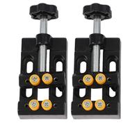 Morsetto per trapano, 2 pezzi, ganascia regolabile da 5-50 mm per intaglio di sigilli di gioielli e orologi, strumento portatile in plastica ABS per hobby