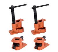 Morsetto per Tubi,2 Pezzi 1/2 Pollice Morsetto a vite,Morsetti per Tubi di Legno Morsa a Vite Tubo con Morsetto a H,Morsetti a Sgancio Rapido Clamp Wood per la Lavorazione del Legno(2)