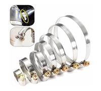 Morsetto per tubi, 5/10 pezzi Fascette stringitubo originali Jubilee in acciaio inox for tubi flessibili for olio carburante for auto antiossidante a vite senza fine