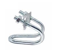 Morsetto per tubi a doppia croce a U, Morsetto for tubi a U in acciaio zincato M8 for impalcature, diverse misure(60x75mm)