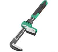 Morsetto per tubi con 24 denti per la massima coppia e un'azione di serraggio sicura (B)