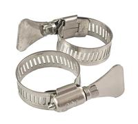 Morsetto per tubi dell'acqua in acciaio inossidabile 304, morsetto per trachea, morsetto di bloccaggio fisso con maniglia, anello per gola, anello per tubi a torsione manuale, tubo per olio, 105, 127