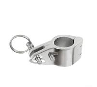 Morsetto per tubi in acciaio inox, varie dimensioni, 316, montaggio a scorrimento a specchio, lucido, tenuta sicura per parasole Bimini Top Yacht (22 mm)