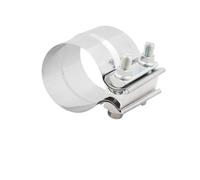 Morsetto per tubo di scarico Morsetto di scarico con giunto sovrapposto a banda V, dimensioni multiple in acciaio inossidabile 304(6300cmm)