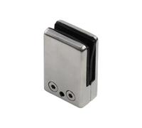 Morsetto per vetro per ringhiera con acciaio, Rectangular clip | Corpo del morsetto in acciaio inossidabile 304, apertura per la ricezione del pannello, hardware per ringhiere