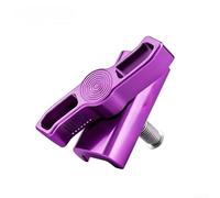Morsetto pieghevole in lega di alluminio per tubo sterzo Brompton NEO pieghevole per bicicletta, con funzione di rilascio in senso antiorario (B-viola)