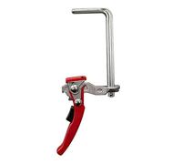Morsetto professionale per guide a cricchetto con largo, 120 x 60 mm | Piastra di pressione regolabile con meccanismo di bloccaggio per progetti di falegnameria e lavorazione del legno