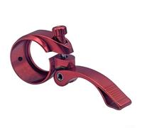 Morsetto reggisella a sgancio rapido per bicicletta, diametro interno 40,8 mm, pieghevole, con reggisella da 33,9 mm, in lega di alluminio leggera (dorato)