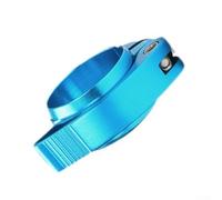 Morsetto reggisella CNC ad alte prestazioni per biciclette pieghevoli Dahon in lega di alluminio 6061T6 per un uso affidabile (blu 40 mm QC99)