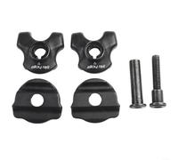 Morsetto reggisella for bicicletta for binari in carbonio 7X9 mm, morsetto for in acciaio con clip ovale rotonda 7X7, componente ciclistico durevole nero (7x9 mm)(7x7mm)