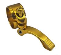 Morsetto reggisella leggero a sgancio rapido per bici Dahon, diametro interno 33 9 mm, design in lega di alluminio (dorato)