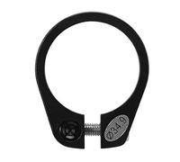 Morsetto reggisella per bici in lega di alluminio da 34,9 mm con design cavo a sgancio rapido (Nera)