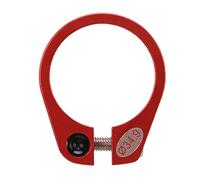 Morsetto reggisella per bici in lega di alluminio da 34,9 mm con design cavo a sgancio rapido (Rossa)
