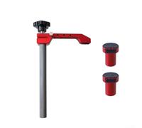 Morsetto regolabile per cani con pressa a cricchetto, struttura in lega di acciaio, clip per la lavorazione del legno da scrivania per fissare saldamente i pezzi (set da 19 mm)